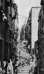 Le Vicolo del Pallonetto, début des années 1900